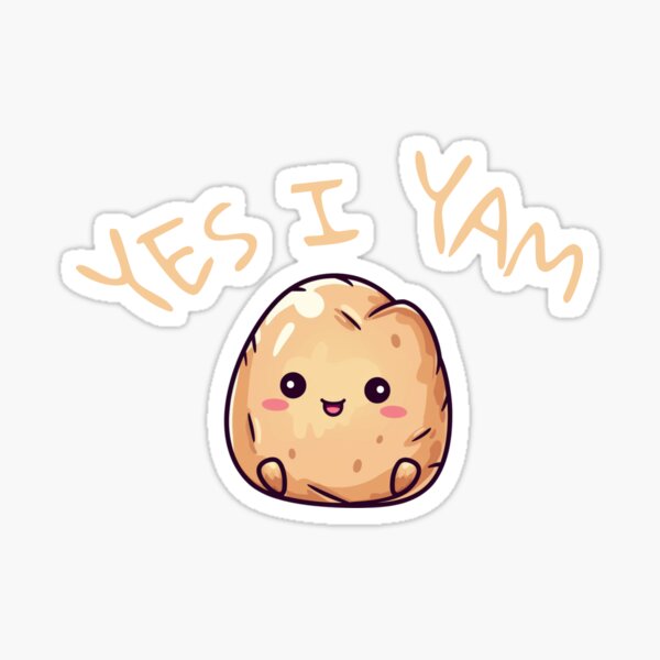 Item preview, Yes I Yam. Funny Gifts For Potato Lovers  designed and sold by MatSatArt.