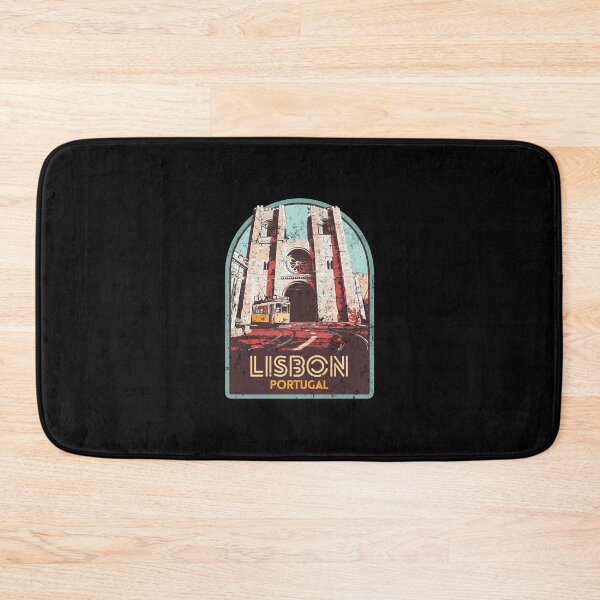 Item preview, Lisbon Cathedral & Tramway Illustration designed and sold by Lemomo-artworks.