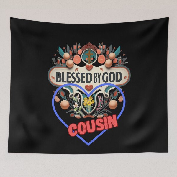 Item preview, BLESSED BY COUSIN designed and sold by carlos crane.