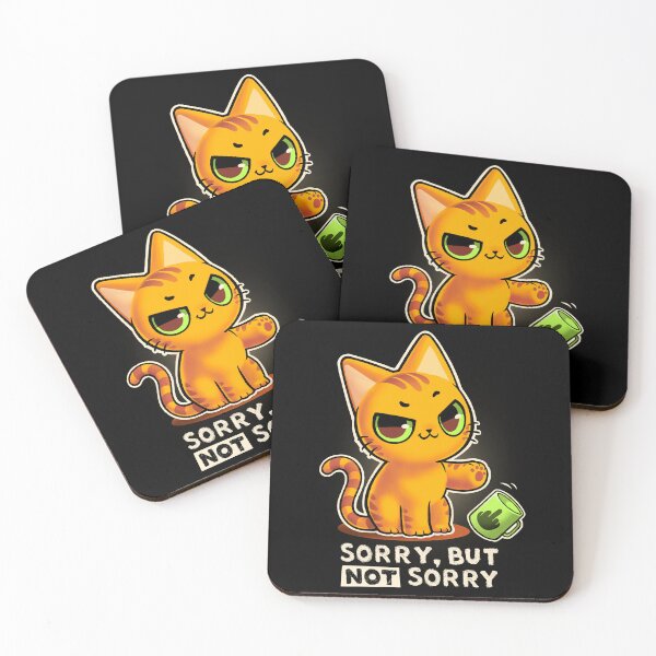 Item preview, Sorry but not sorry - Sassy Cat - Cute but rude designed and sold by BlancaVidal.