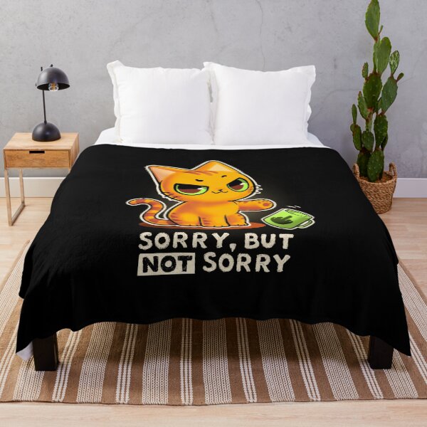 Item preview, Sorry but not sorry - Sassy Cat - Cute but rude designed and sold by BlancaVidal.