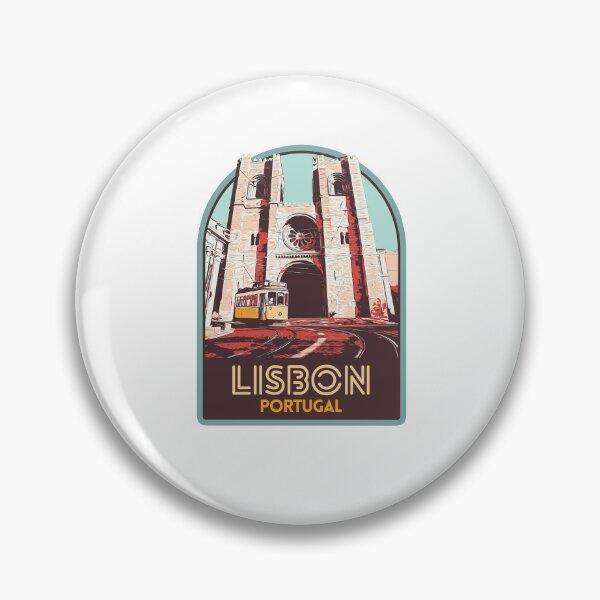 Item preview, Lisbon Cathedral & Tramway Illustration designed and sold by Lemomo-artworks.