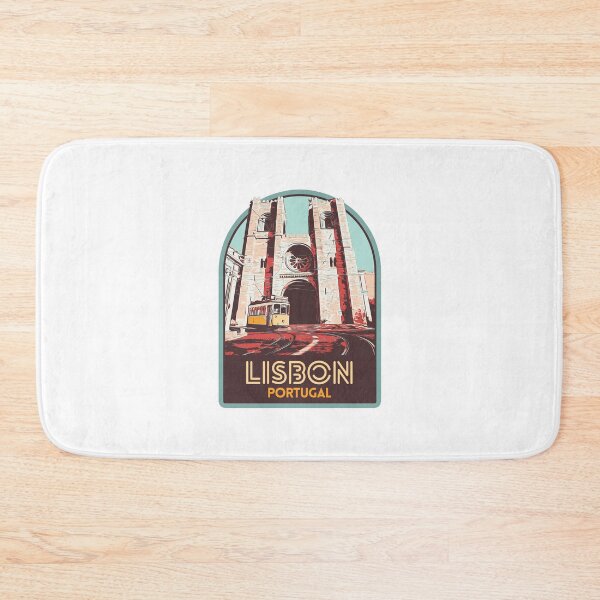 Item preview, Lisbon Cathedral & Tramway Illustration designed and sold by Lemomo-artworks.