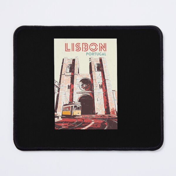 Item preview, Lisbon Cathedral & Tramway Illustration designed and sold by Lemomo-artworks.