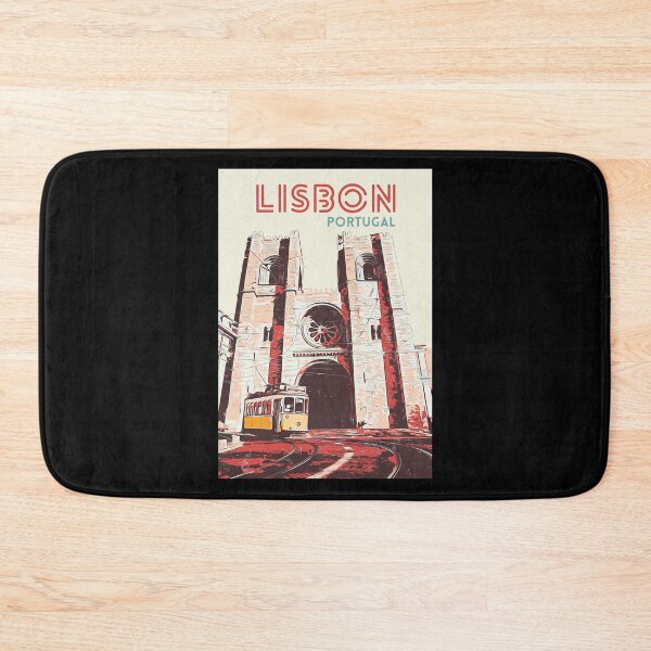Item preview, Lisbon Cathedral & Tramway Illustration designed and sold by Lemomo-artworks.