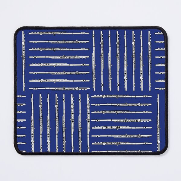 Item preview, Flute Crosshatch Pattern Blue designed and sold by BartholGraphics.