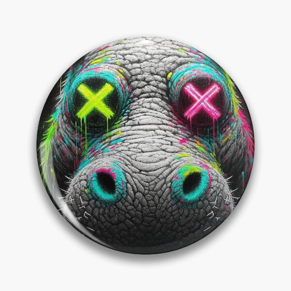 Item preview, Hippo chalk effect sketch. designed and sold by urbanjungle403.