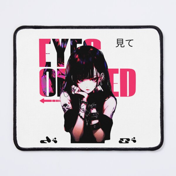 Item preview, Harajuku Style Anime Goth Girl Eyes Opened designed and sold by CursedInk.