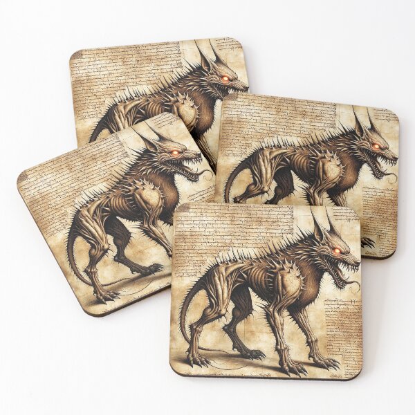 Item preview, Hellhound - Leonardo da Vinci sketch designed and sold by Matthew Kinnersly.