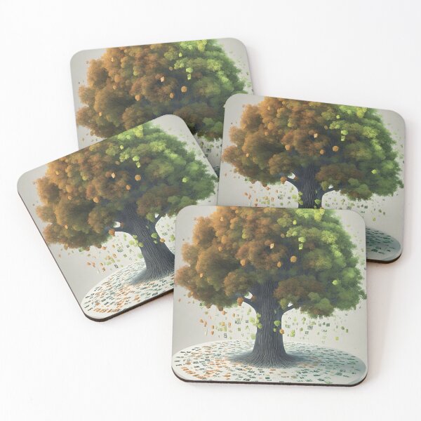 Item preview, A Digital Oasis: The Cyber Tree's Intricate Beauty designed and sold by Raffaellek.