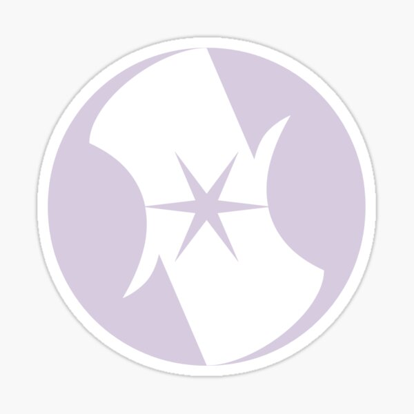 Knanksor: The Opossums of LangTime Studio (Emblem Lavender) Sticker