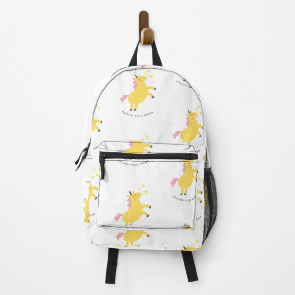 Item preview, A CUTE YELLOW UNICORN FOLLOW YOUR DREAMS designed and sold by infinitearte.
