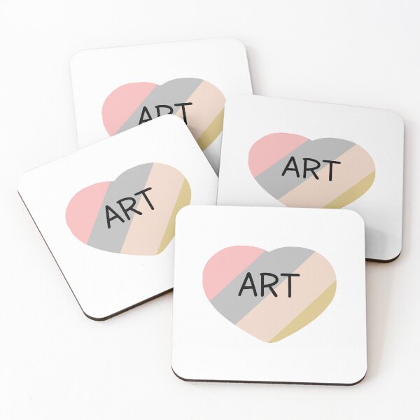 Item preview, I Love Art Heart designed and sold by MOONINSPIRATION.