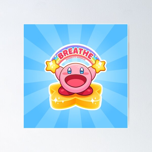Item preview, Just Breathe - Cute Curby Meme Kawaii Anime Cartoon designed and sold by Chonkitty.