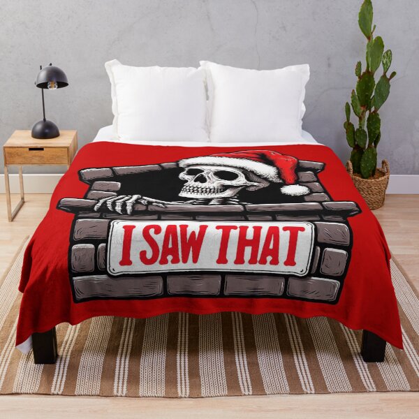 Item preview, I SAW THAT meme Skeleton Xmas designed and sold by plushism.