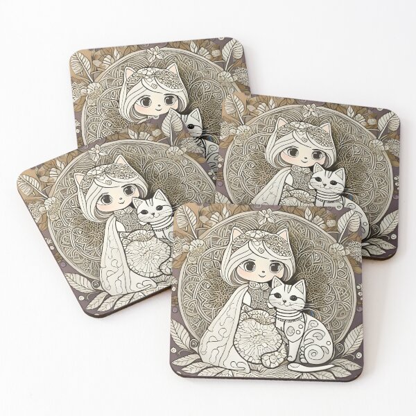 Item preview, Mandala cat 3 designed and sold by Mandalahijo.