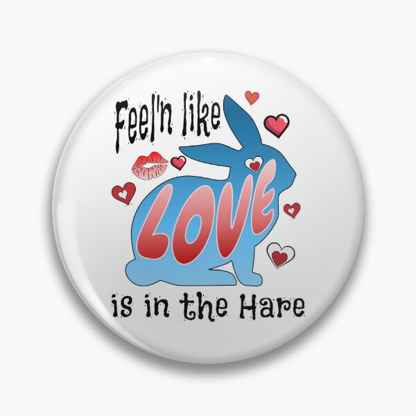 Item preview, Feel'n like Love is in the Hare, Black letters designed and sold by AychtuoImages.