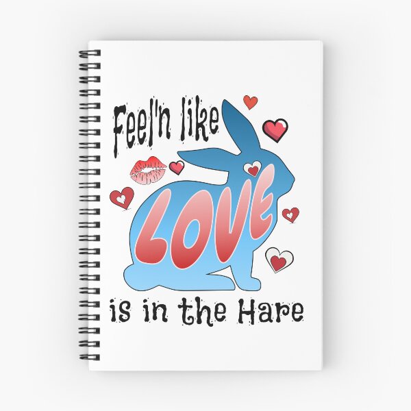 Item preview, Feel'n like Love is in the Hare, Black letters designed and sold by AychtuoImages.