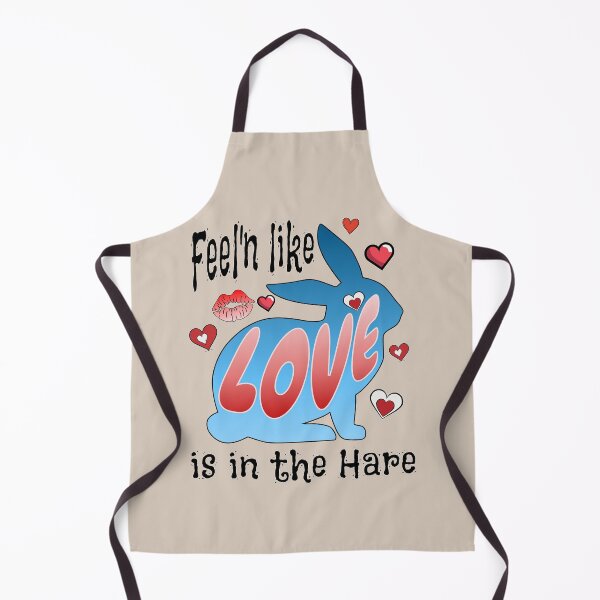 Item preview, Feel'n like Love is in the Hare, Black letters designed and sold by AychtuoImages.