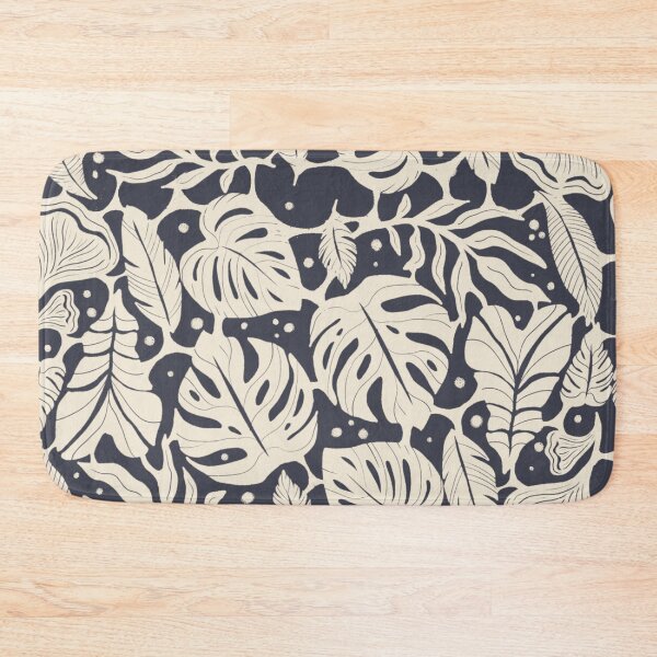 Item preview, Linocut Tropical Leaves designed and sold by Courtney Nicholls.