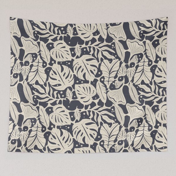 Item preview, Linocut Tropical Leaves designed and sold by Courtney Nicholls.