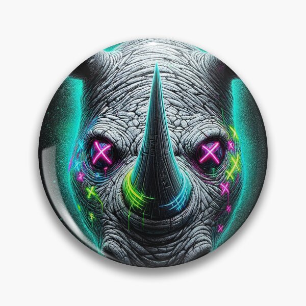 Item preview, Rhino chalk effect sketch. designed and sold by urbanjungle403.