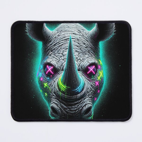 Item preview, Rhino chalk effect sketch. designed and sold by urbanjungle403.