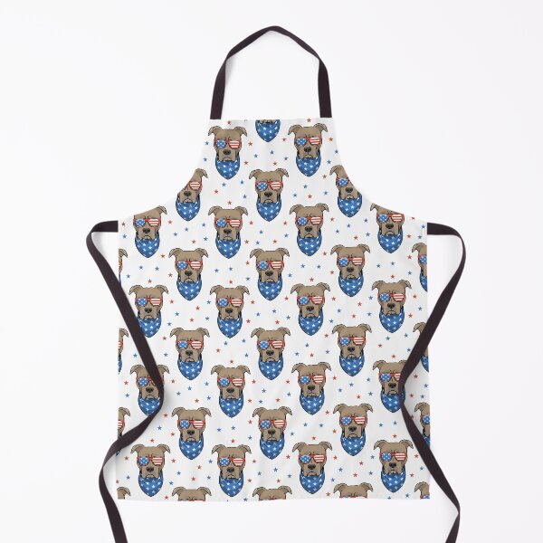 Item preview, Patriotic Pit bulls - Brown/White designed and sold by littlearrow.