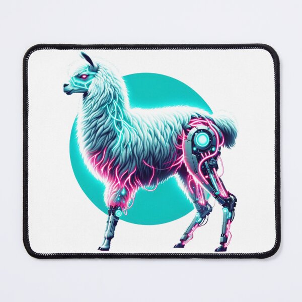 Item preview, Mountain Voyager - Cyber Llama designed and sold by MrAI-Store.