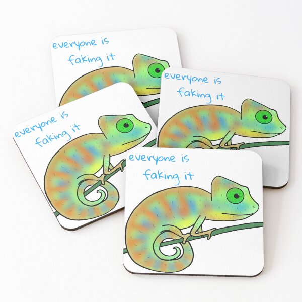 Item preview, Imposter Syndrome Chameleon designed and sold by UnderbiteShop.