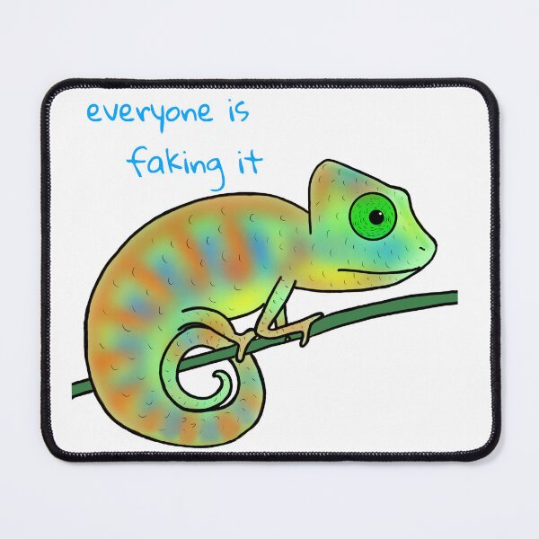 Item preview, Imposter Syndrome Chameleon designed and sold by UnderbiteShop.
