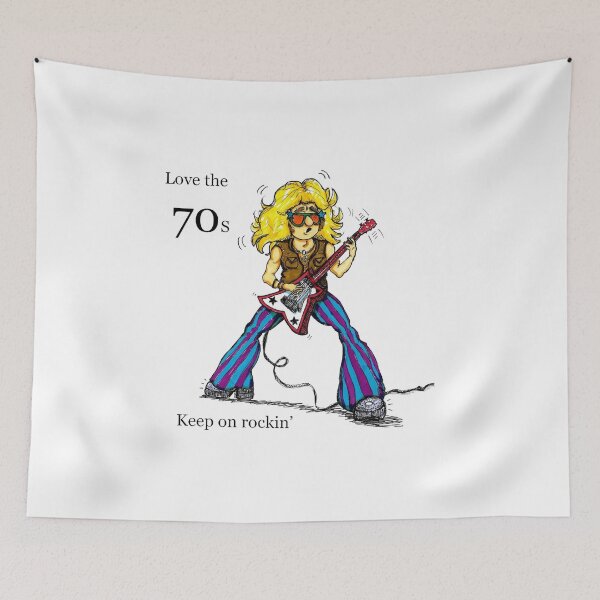 Item preview, Love the 70s - Keep on rockin' designed and sold by dizzycatbiz.
