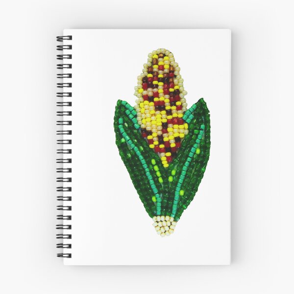 Item preview, Cute Corn Beaded Sticker designed and sold by TecaBeads.