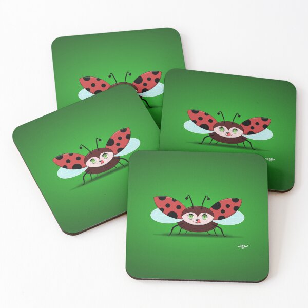 Item preview, Kawaii Ladybug Happiness designed and sold by DesignByJeff.