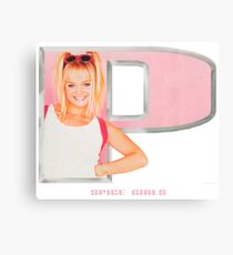 Spice Girls - Emma in letter P Canvas Print
