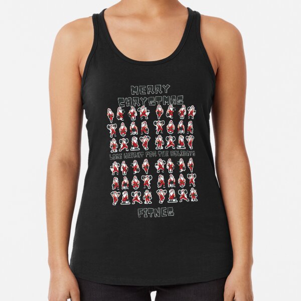 Christmas fitness hot sale tank tops