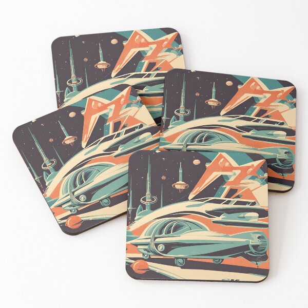 Item preview, Cosmic Voyagers: A Retro-Futuristic Journey into the Cosmos designed and sold by Raffaellek.