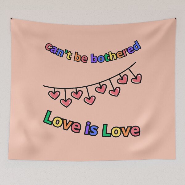 Item preview, Love is Love - can't be bothered  designed and sold by MM-flight-art.