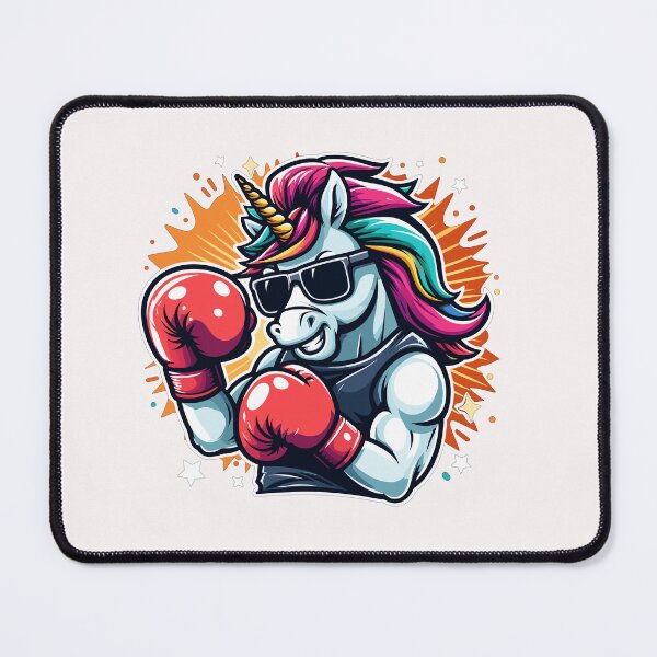 Item preview, Boxing cool unicorn designed and sold by gittuska11.