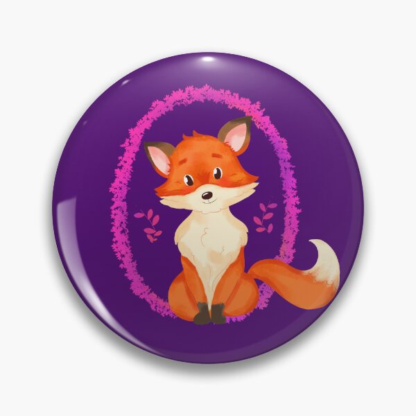 Item preview, Little Fox - Purple designed and sold by mannuilustra.
