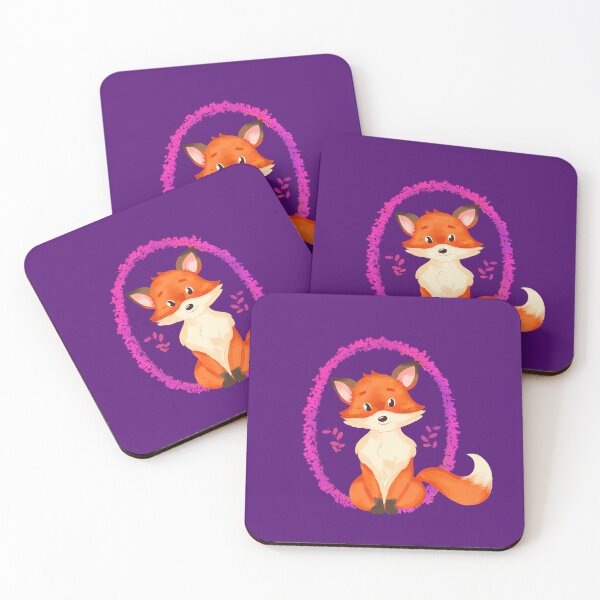 Item preview, Little Fox - Purple designed and sold by mannuilustra.