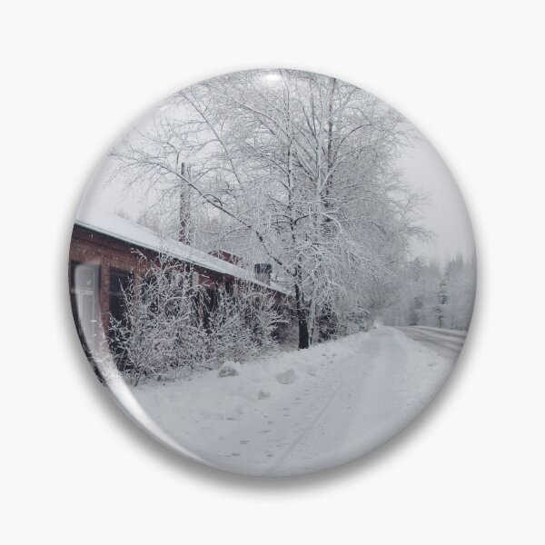Item preview, Empty road with footprints on snow designed and sold by riku05830.