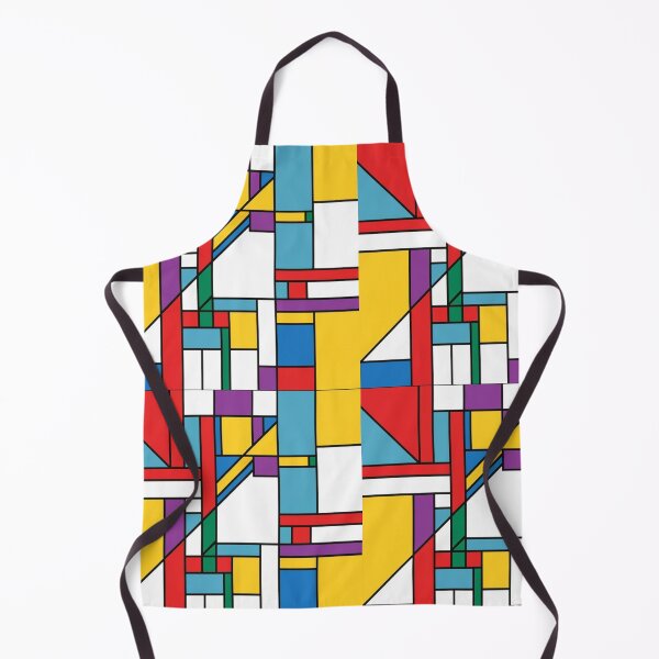 Item preview, Mondrian style composition designed and sold by hitNmiss.
