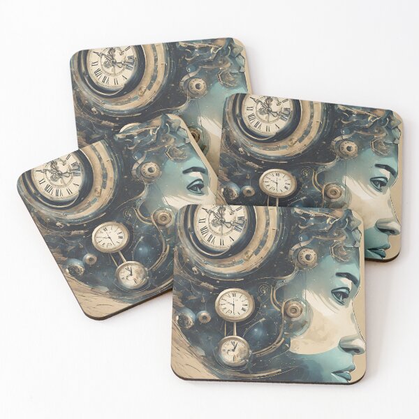 Item preview, Timepiece of Beauty: A Clock Girl's Timeless Charm designed and sold by Raffaellek.
