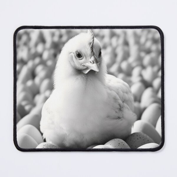 Item preview, Eggcellent Composition: Chicken Atop White Eggs designed and sold by Michele Lobgianizze.