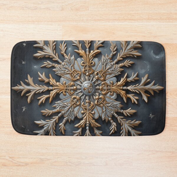 Item preview, Antique oil painting of a snowflake designed and sold by dcrc.