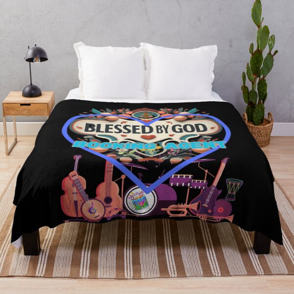 Item preview, BLESSED BY GOD BOOKING AGENT designed and sold by carlos crane.