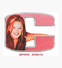 Spice Girls - Geri in letter C Photographic Print