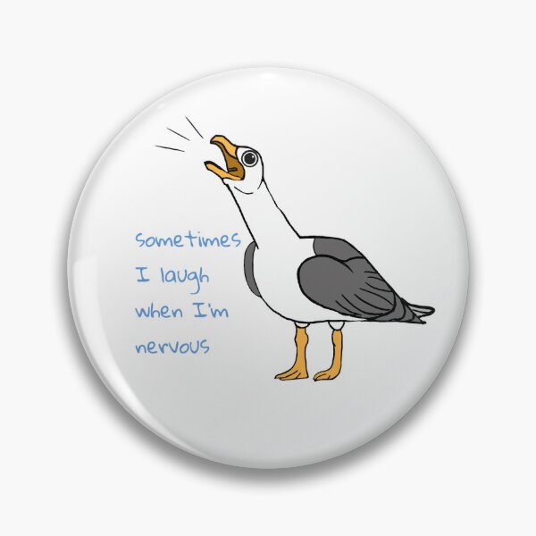 Item preview, Self-conscious Seagull designed and sold by UnderbiteShop.