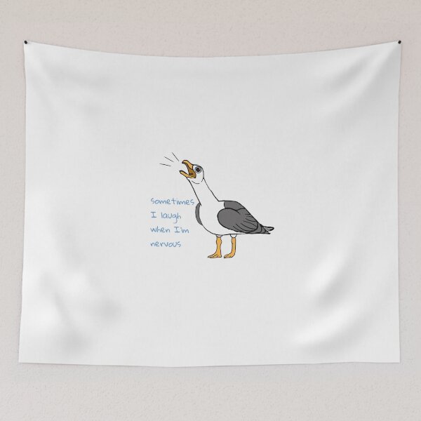 Item preview, Self-conscious Seagull designed and sold by UnderbiteShop.